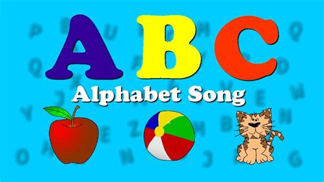 alphabet song|The ABC Song .